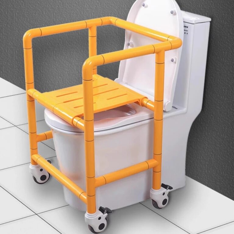 360° Swivel Shower Commode Chair Anti-Slip Accessible