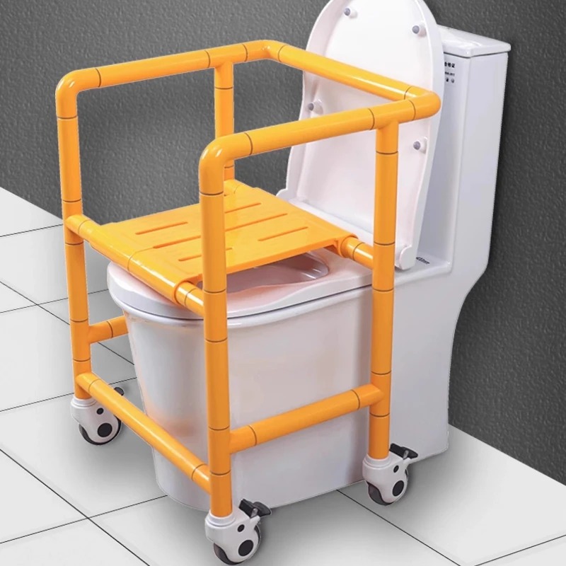 360° Swivel Shower Commode Chair Anti-Slip Accessible