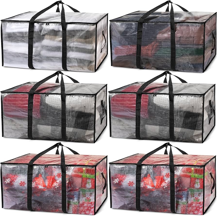 Extra Large Storage Moving Bags with Lids
